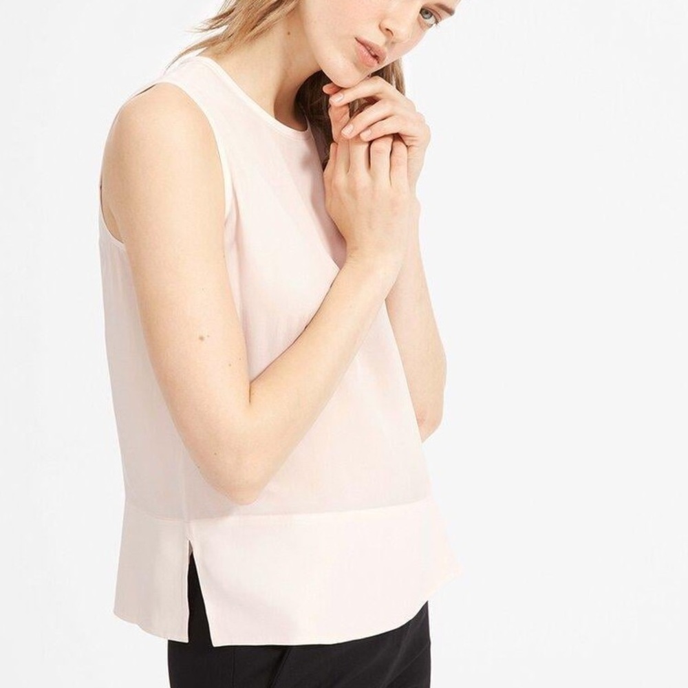 everlane // silk shell